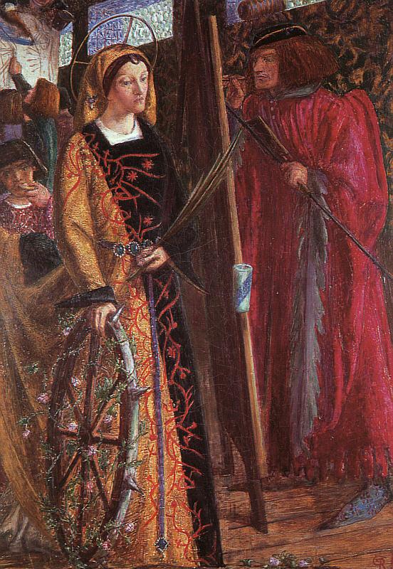 Dante Gabriel Rossetti Saint Catherine China oil painting art